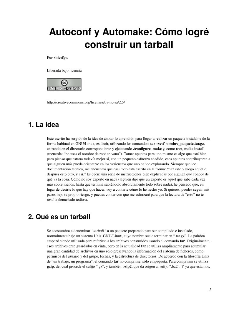 Imágen de pdf Autoconf y Automake: Cómo logré construir un tarball