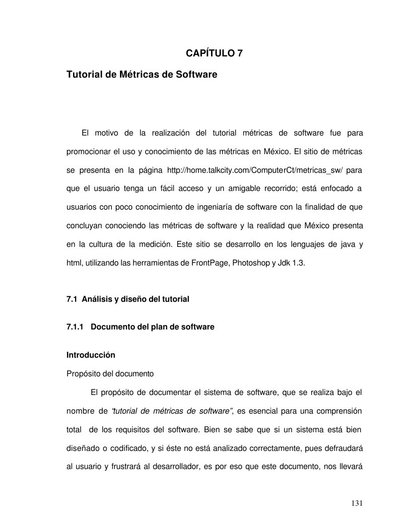 Imágen de pdf CAPÍTULO 7 Tutorial de Métricas de Software