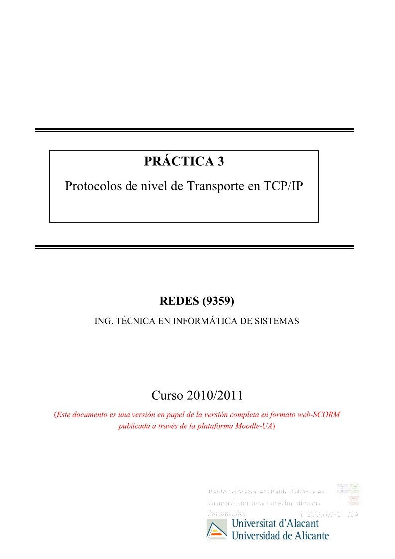 Imágen de pdf PRÁCTICA 3 Protocolos de nivel de Transporte en TCP/IP