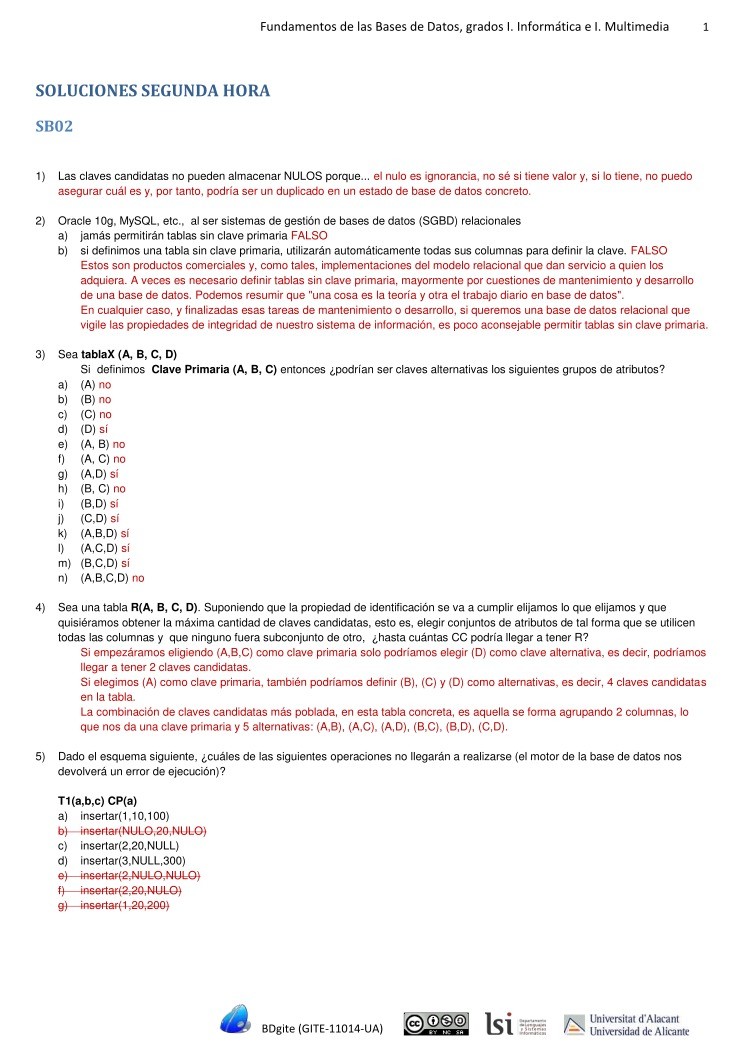 Imágen de pdf Fundamentos de las Bases de Datos - Soluciones segunda hora