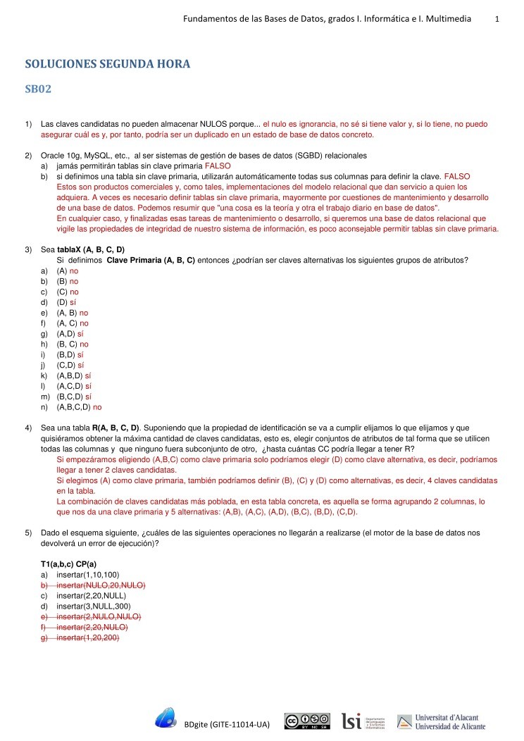 Imágen de pdf Fundamentos de las Bases de Datos - Soluciones segunda hora