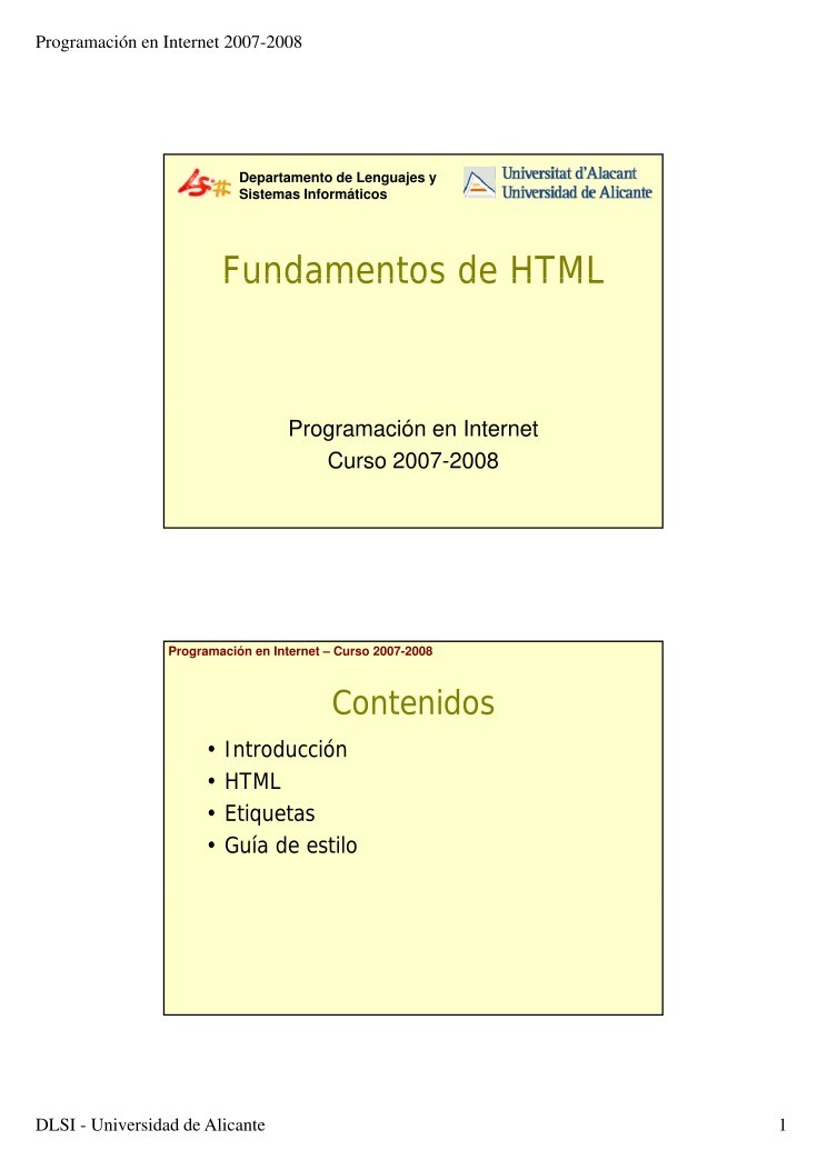 Imágen de pdf Fundamentos de HTML