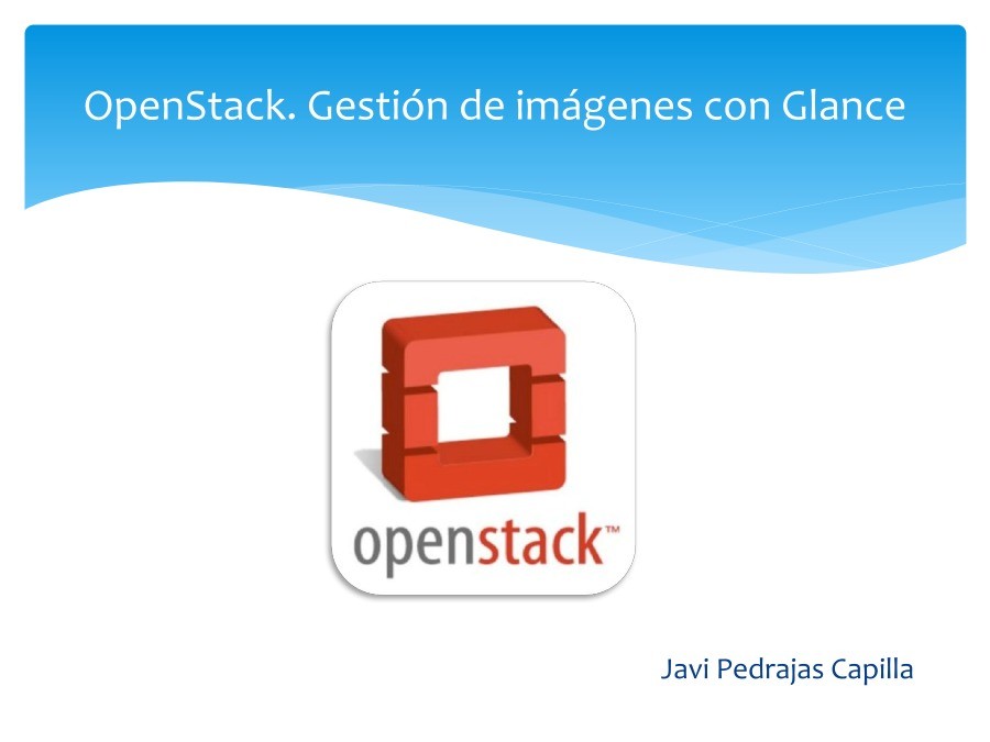 Imágen de pdf OpenStack. Gestión de imágenes con Glance