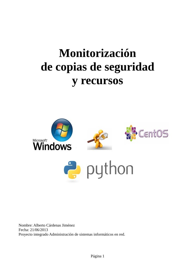 Imágen de pdf Monitorización de copias de seguridad y recursos