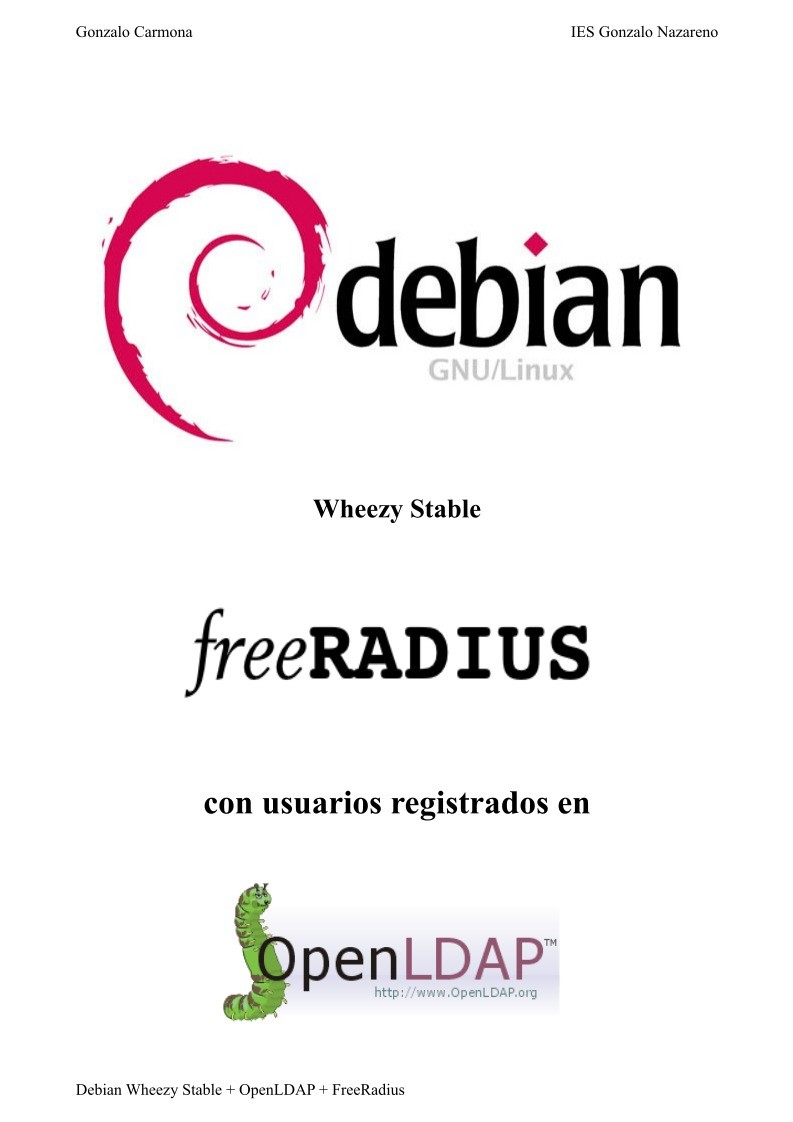 Imágen de pdf Debian Wheezy Stable + OpenLDAP + FreeRadius