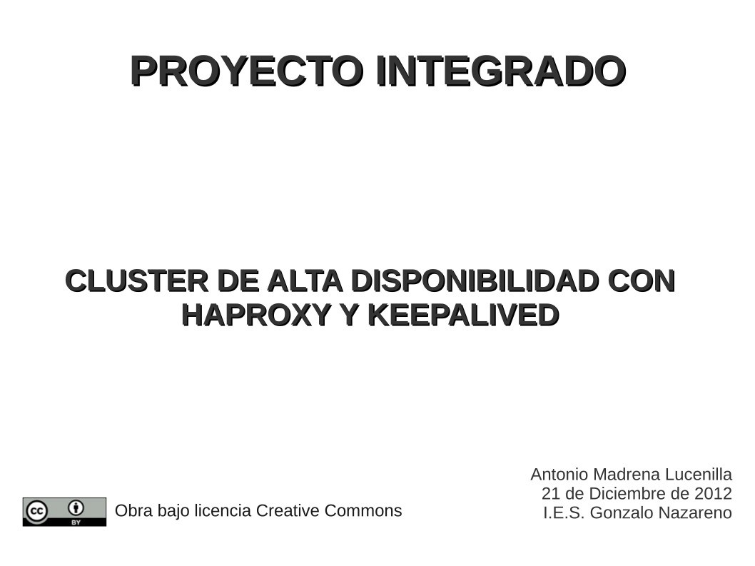 Imágen de pdf CLUSTER DE ALTA DISPONIBILIDAD CON HAPROXY Y KEEPALIVED