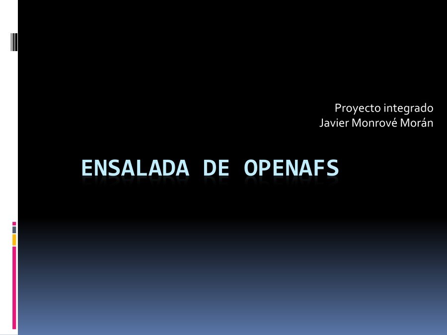Imágen de pdf Ensalada de OpenAFS