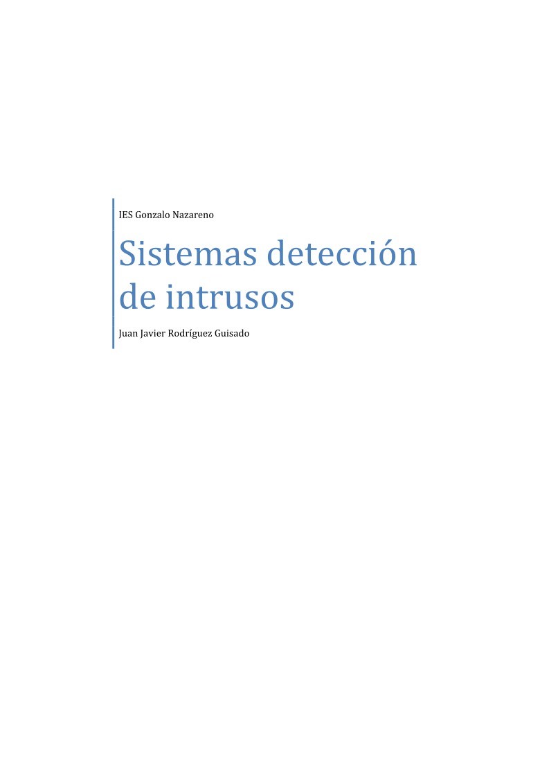 Imágen de pdf Sistemas detección de intrusos