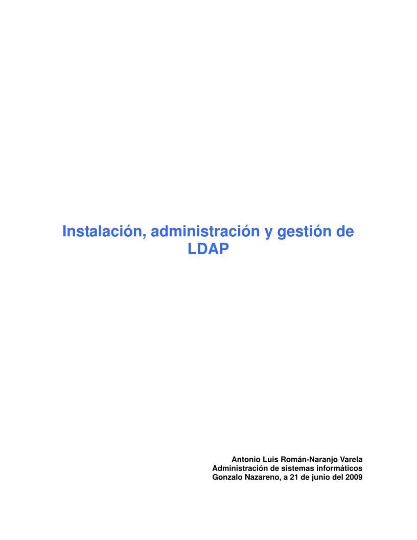 Imágen de pdf Instalación, administración y gestión de LDAP