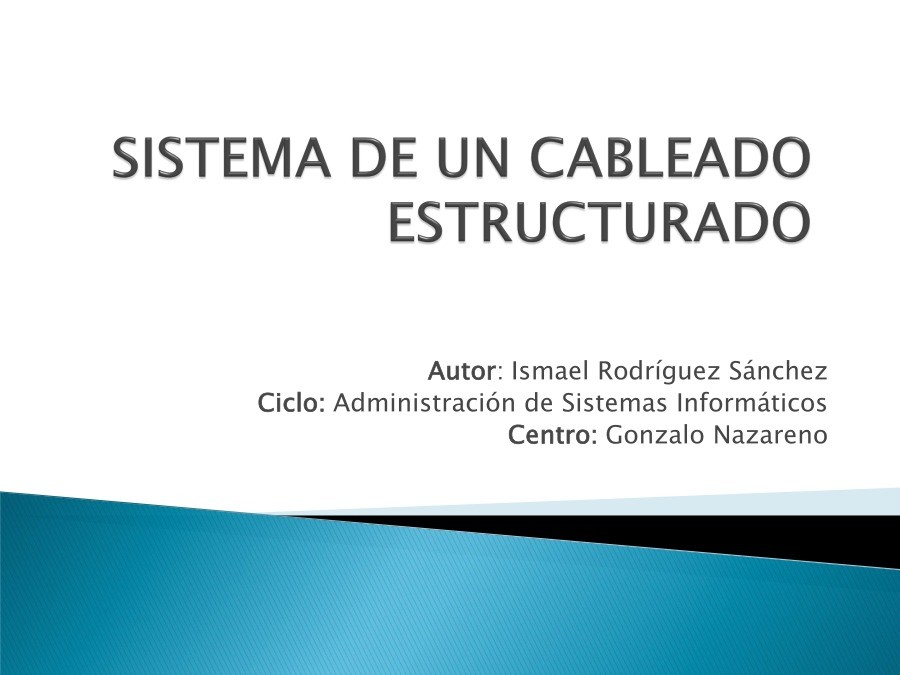 Imágen de pdf SISTEMA DE UN CABLEADO ESTRUCTURADO