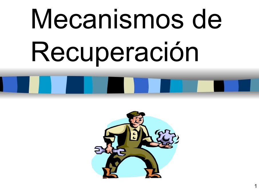 Imágen de pdf Mecanismos de Recuperación