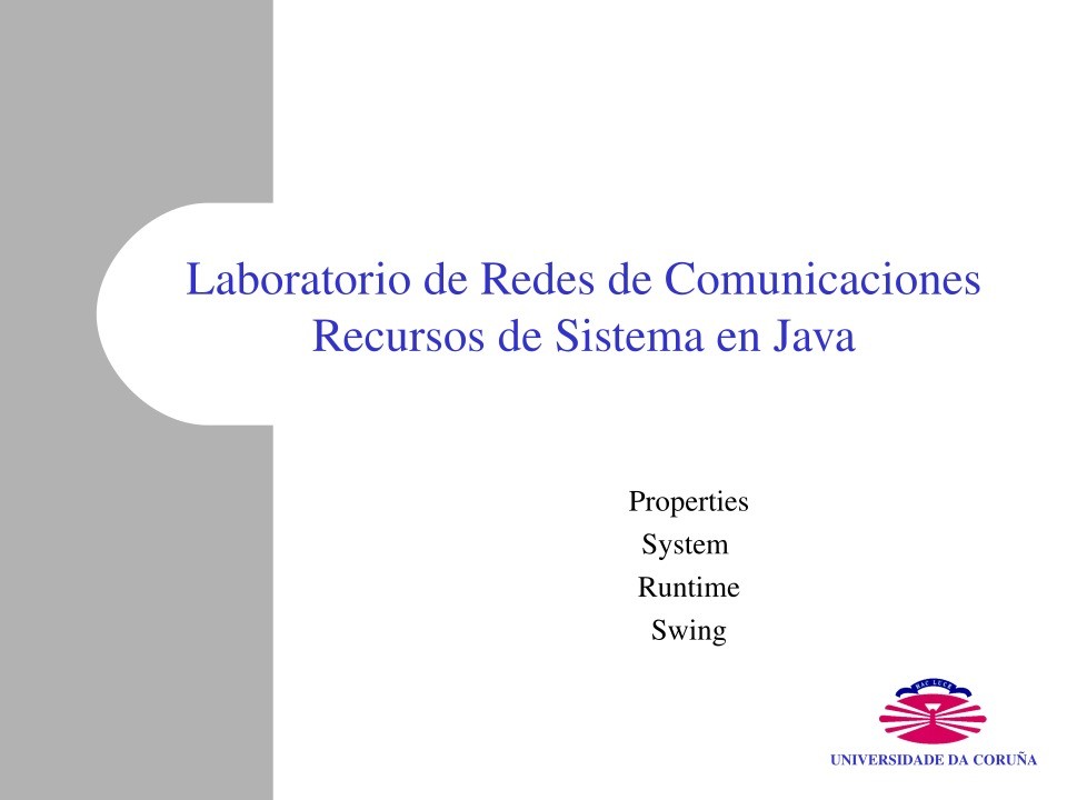 Imágen de pdf Recursos de Sistema en Java - Laboratorio de Redes de Comunicaciones