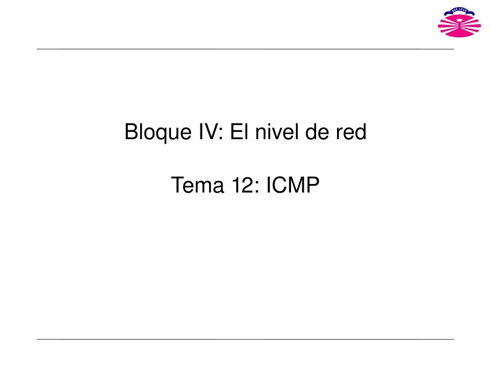 Imágen de pdf Tema 12 - ICMP