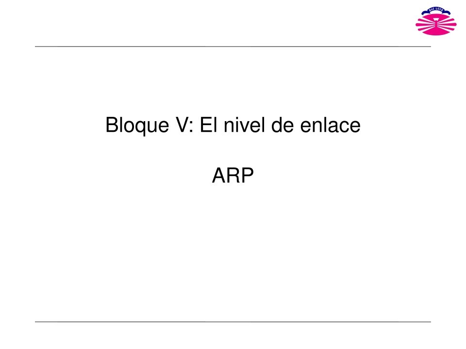 Imágen de pdf ARP y RARP