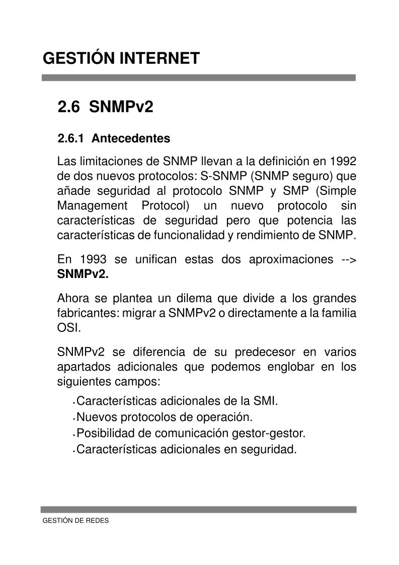 Imágen de pdf 2.6 SNMPv2 - GESTIÓN INTERNET