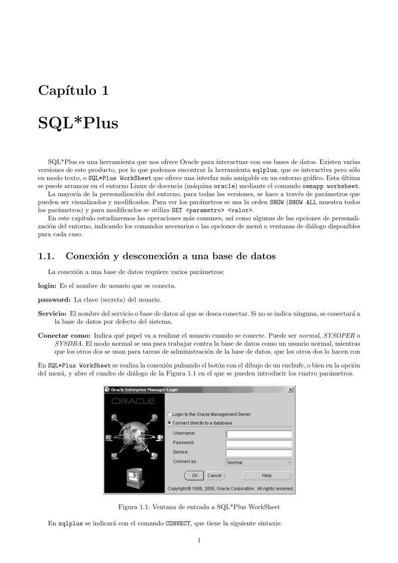 Imágen de pdf Capítulo 1 - SQL*Plus