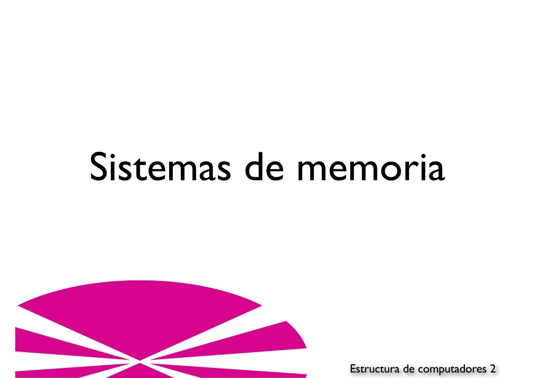 Imágen de pdf Sistemas de memoria