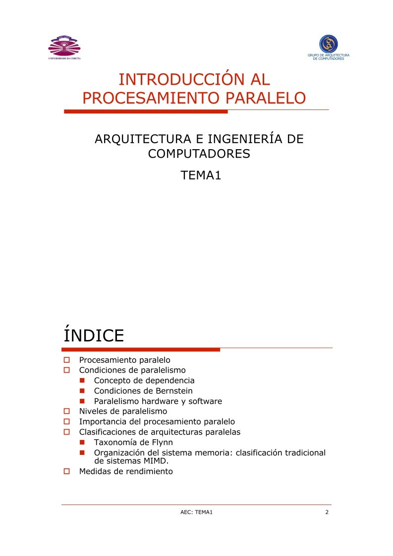Imágen de pdf INTRODUCCIÓN AL PROCESAMIENTO PARALELO