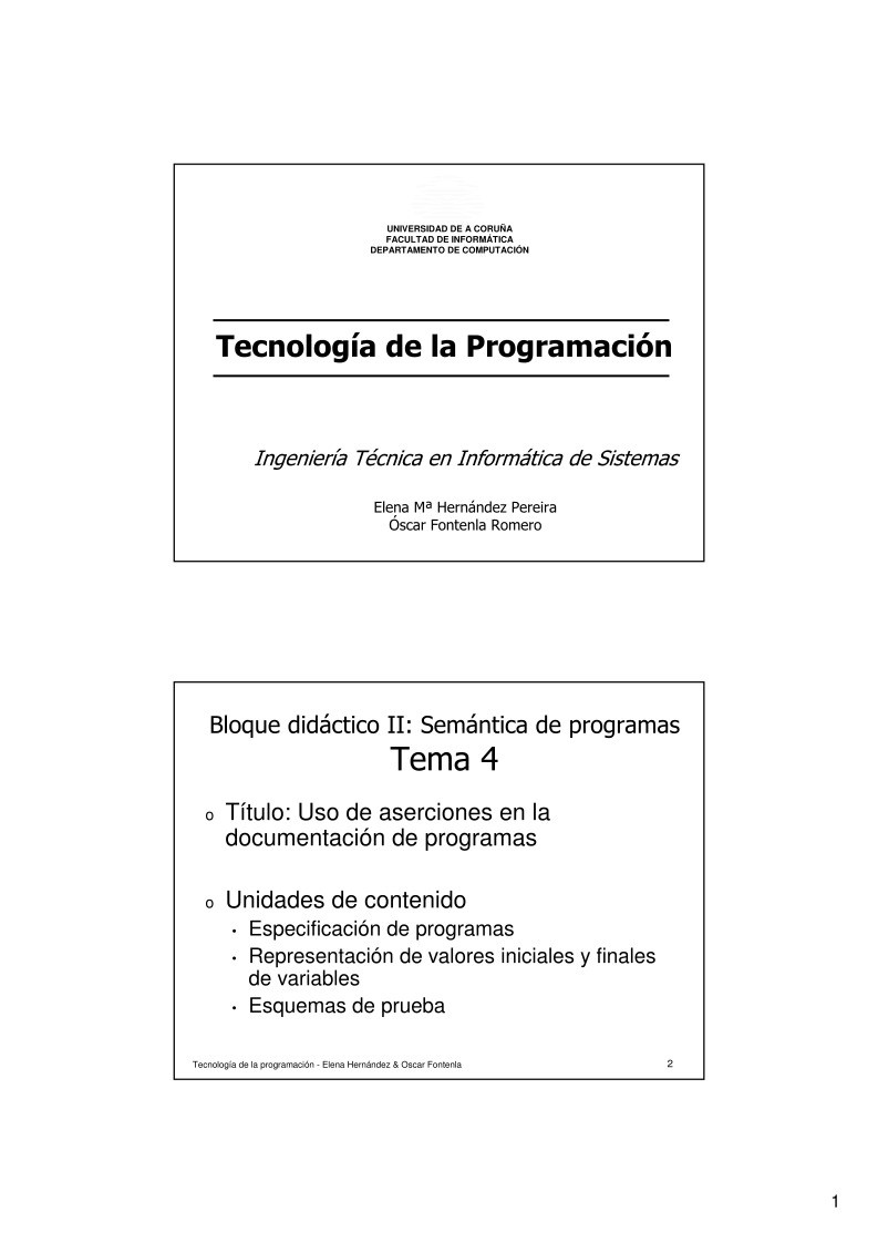 Imágen de pdf Tema 4 - Tecnología de la Programación