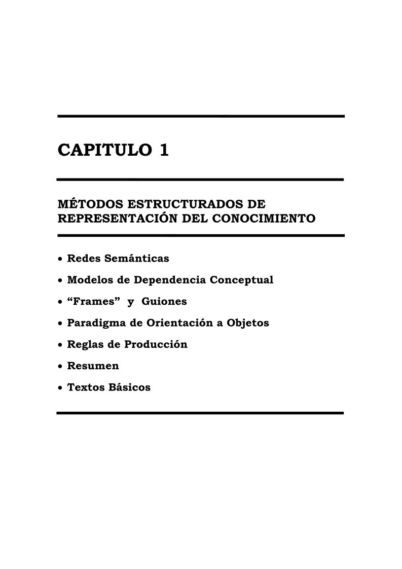 Imágen de pdf Capitulo 1 - Métodos estructurados de representación del conocimiento