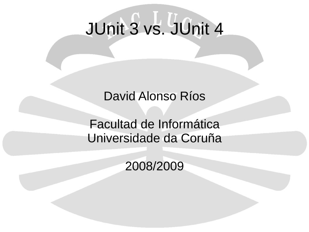 Imágen de pdf junit 3 vs junit 4