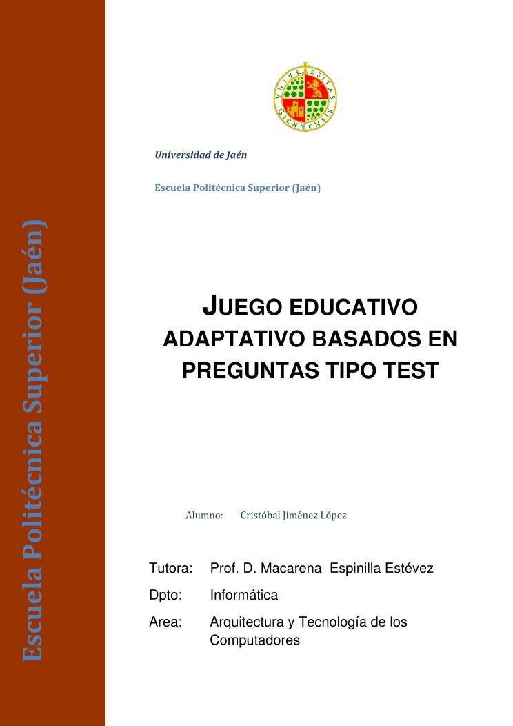 Imágen de pdf JUEGO EDUCATIVO ADAPTATIVO BASADOS EN PREGUNTAS TIPO TEST