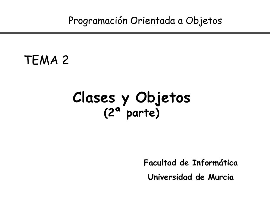 Imágen de pdf TEMA 2 Clases y Objetos (2ª parte)