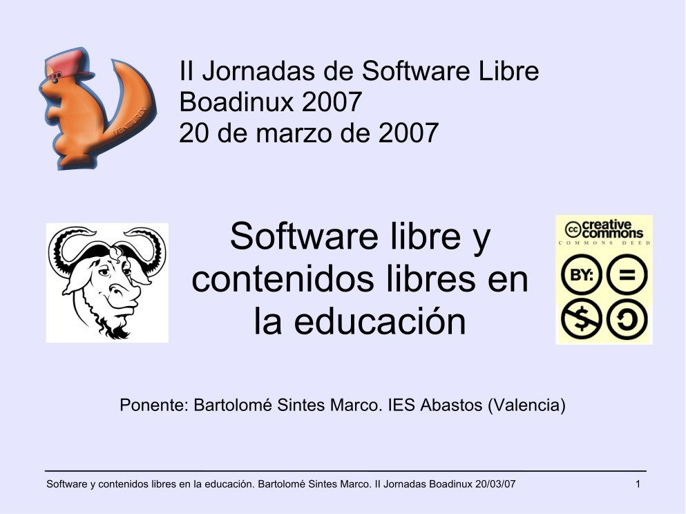 Imágen de pdf Presentacion Boadinux 070320 - Software libre y contenidos libres en la educación