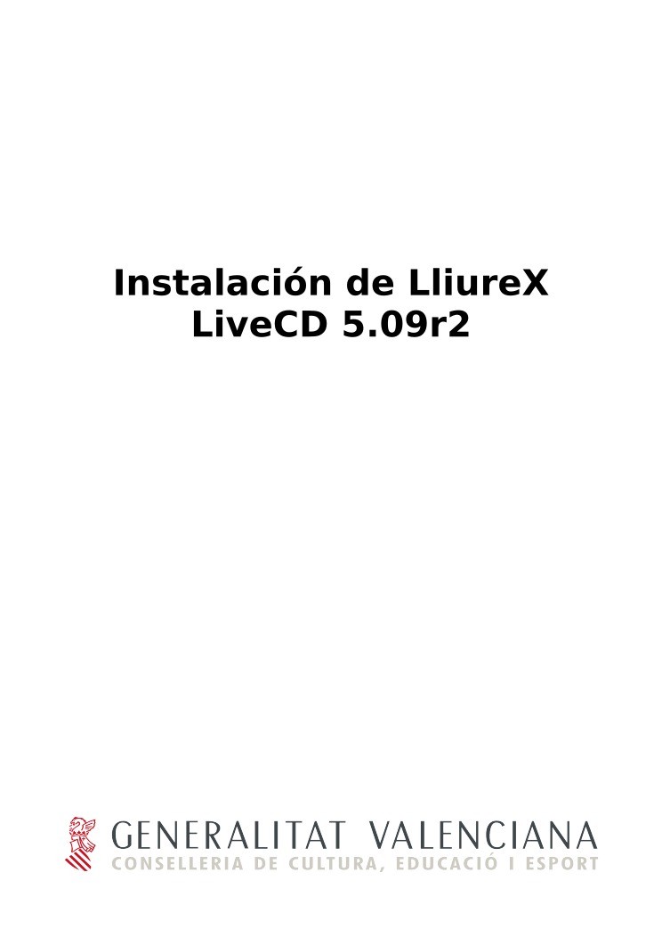 Imágen de pdf Instalación de LliureX Live-CD