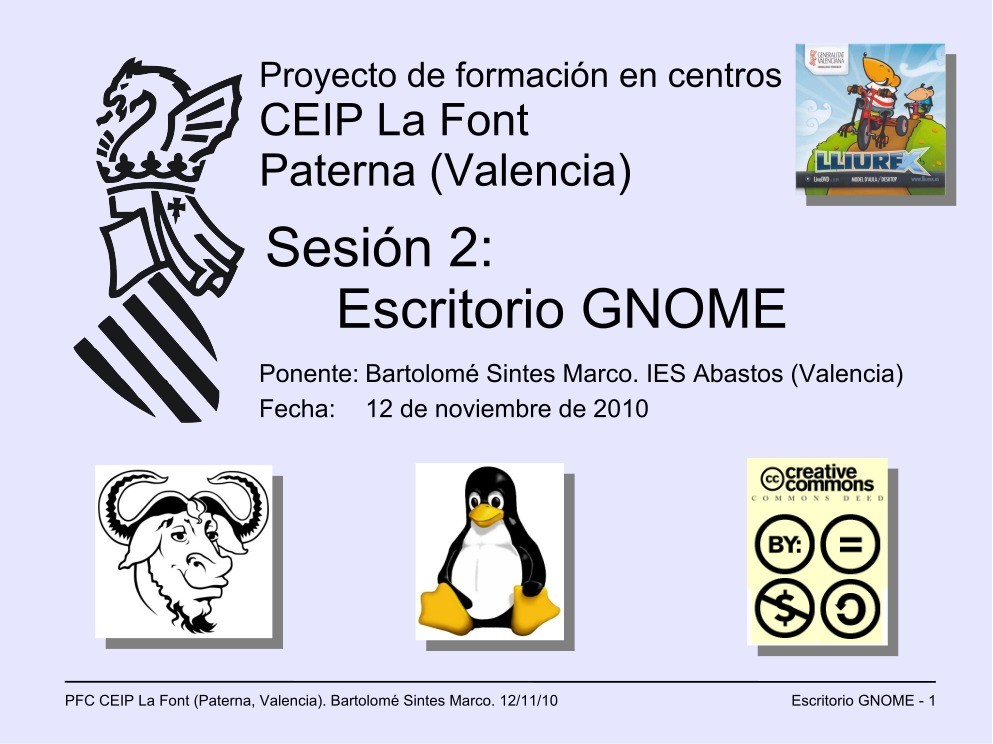 Imágen de pdf Sesión 2: Escritorio GNOME