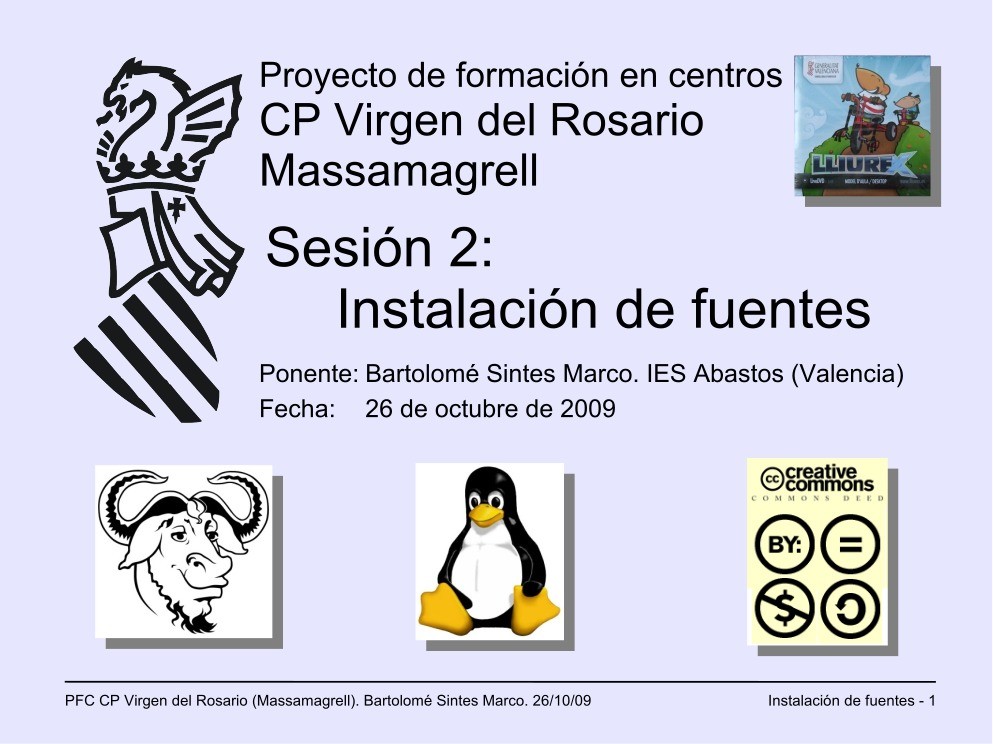 Imágen de pdf Sesión 2: Instalación de fuentes