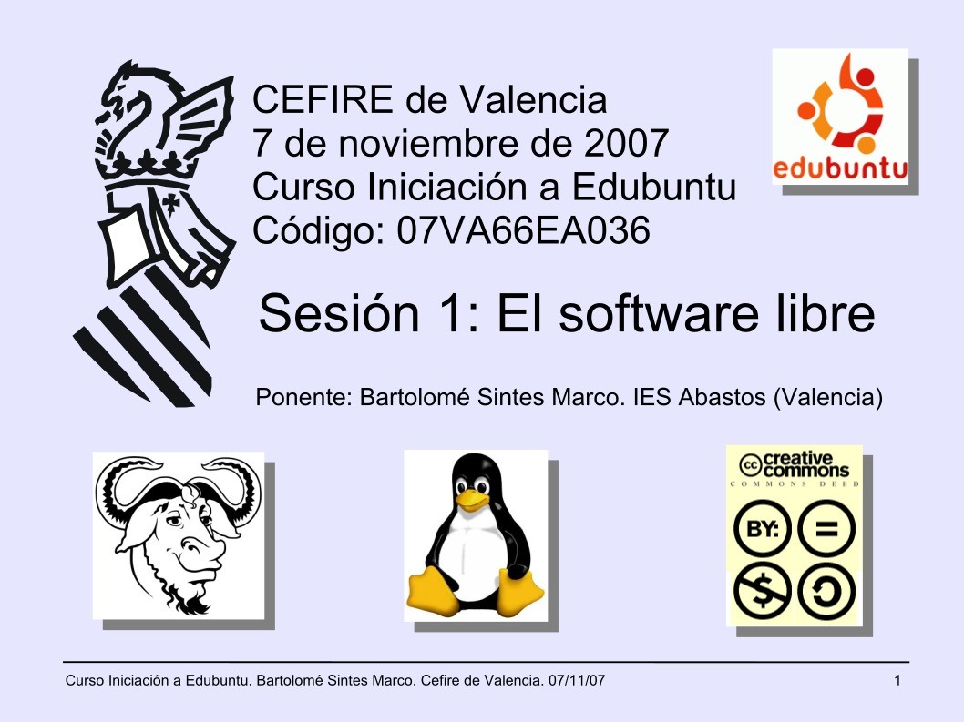 Imágen de pdf Sesión 1: El software libre