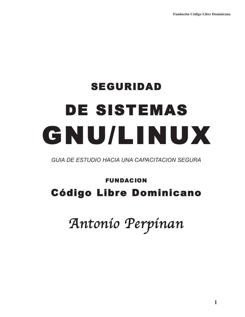Imágen de pdf Seguridad de sistemas GNU/LINUX