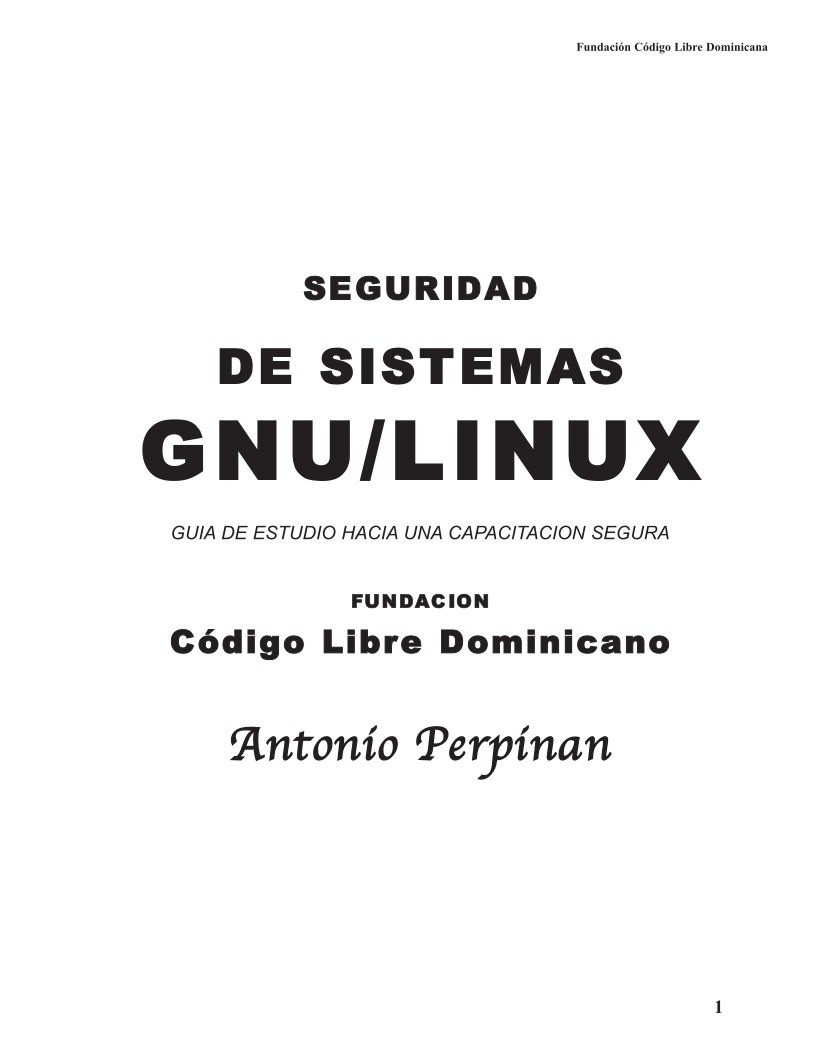 Imágen de pdf Seguridad de sistemas GNU/LINUX