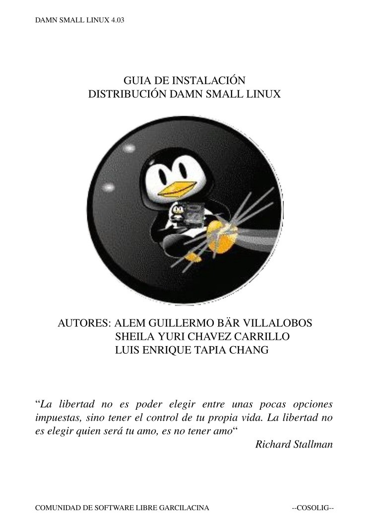 Imágen de pdf Guía de instalación del damn small linux