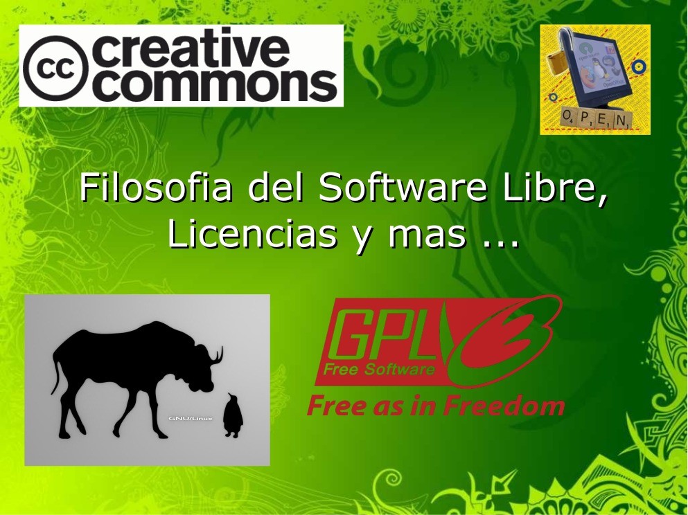 Imágen de pdf Filosofía del Software Libre, Licencias y mas ...