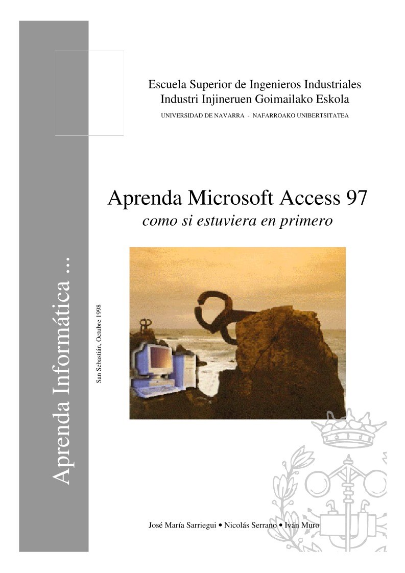 Imágen de pdf Aprenda Microsoft Access 97 como si estuviera en primero