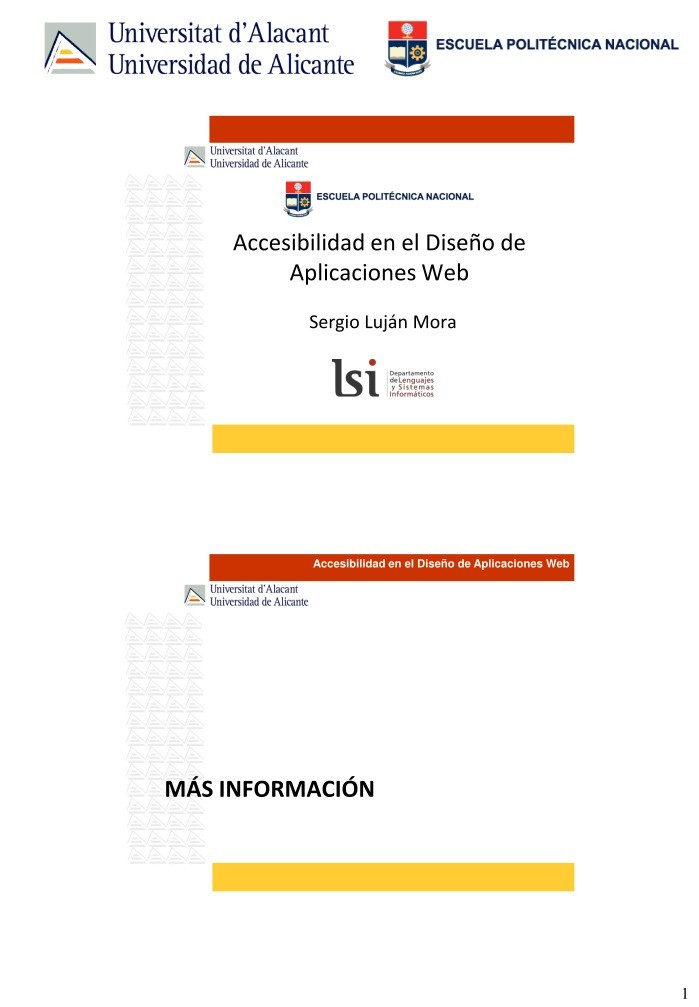 Imágen de pdf MÁS INFORMACIÓN - Accesibilidad en el Diseño de Aplicaciones Web