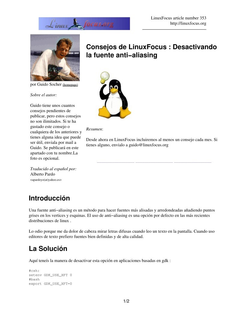 Imágen de pdf Consejos de LinuxFocus : Desactivando la fuente anti-aliasing
