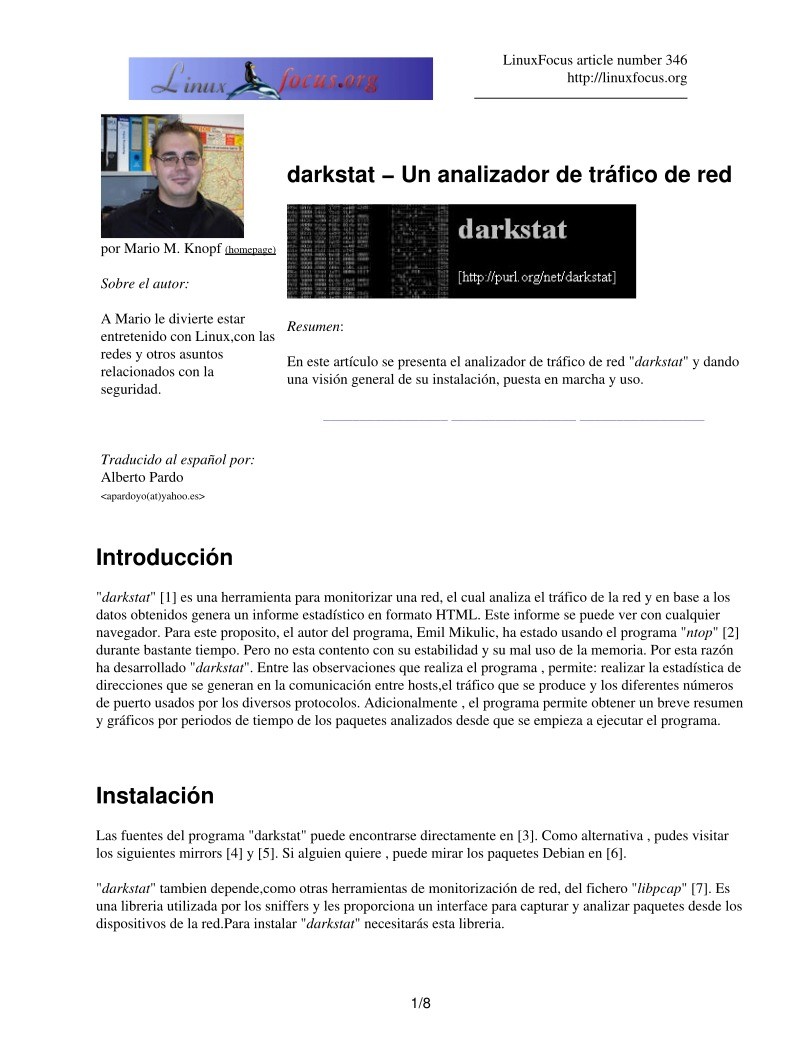Imágen de pdf darkstat - Un analizador de tráfico de red