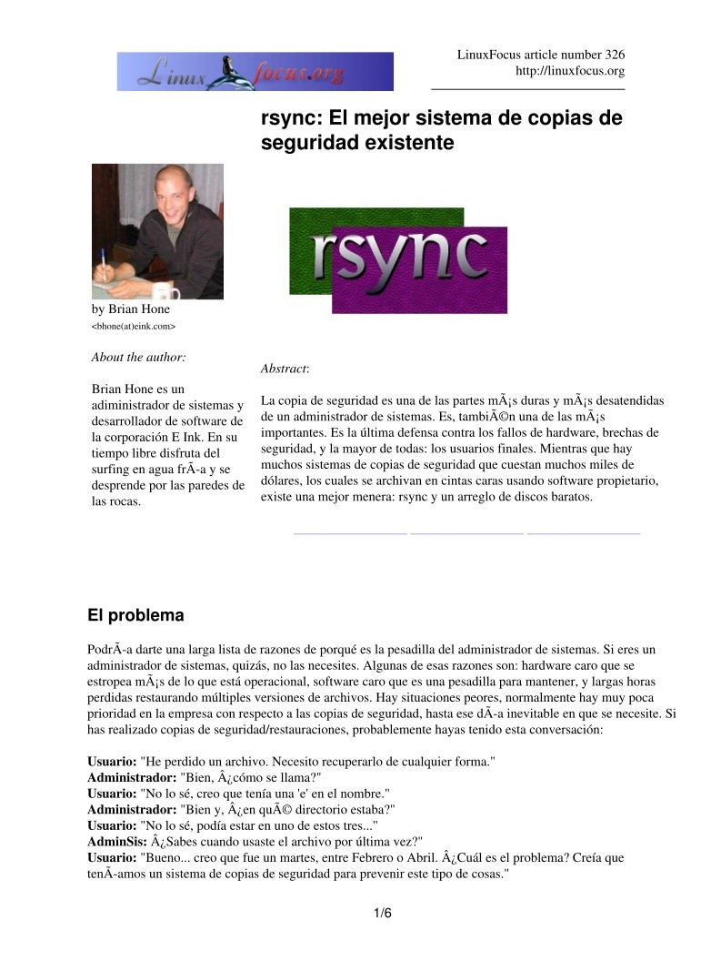Imágen de pdf rsync: El mejor sistema de copias de seguridad existente