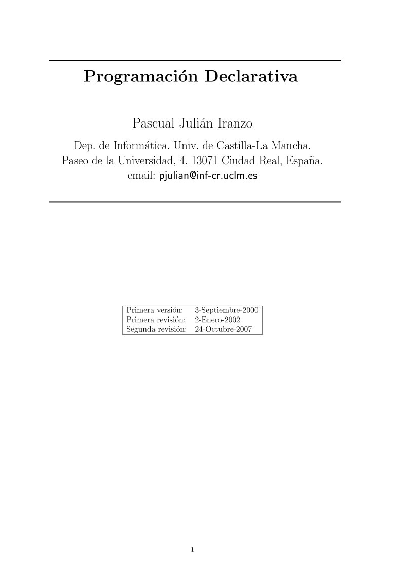 Imágen de pdf Programación Declarativa