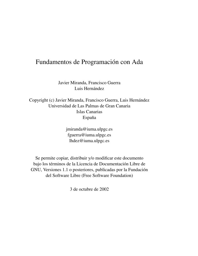 Imágen de pdf Fundamentos de Programación con Ada