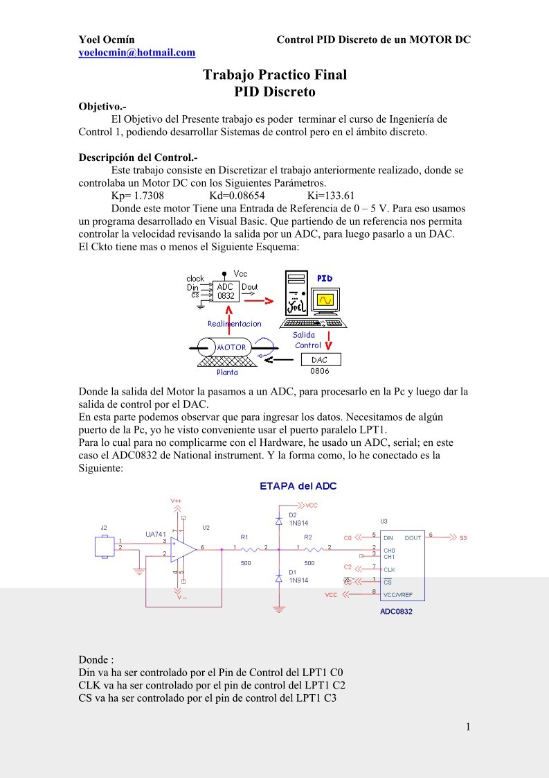 Imágen de pdf Control PID Discreto de un MOTOR DC