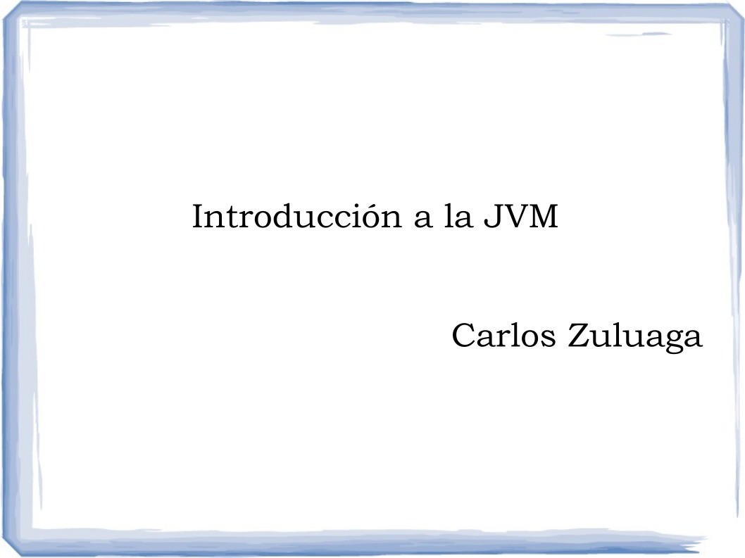 Imágen de pdf Introducción a la JVM
