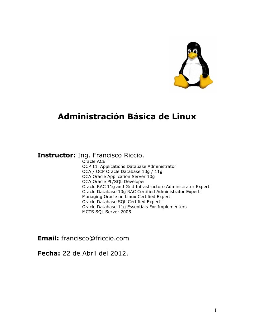 Imágen de pdf Administración Básica de Linux