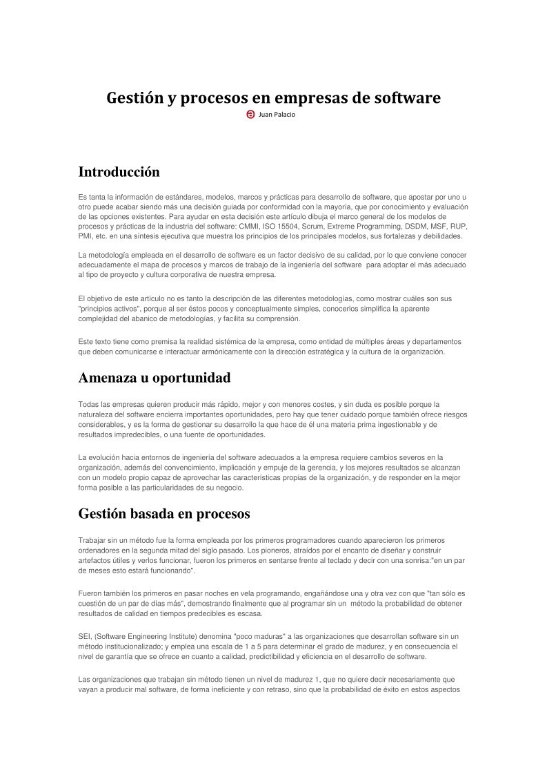 Imágen de pdf Gestión y procesos en empresas de software
