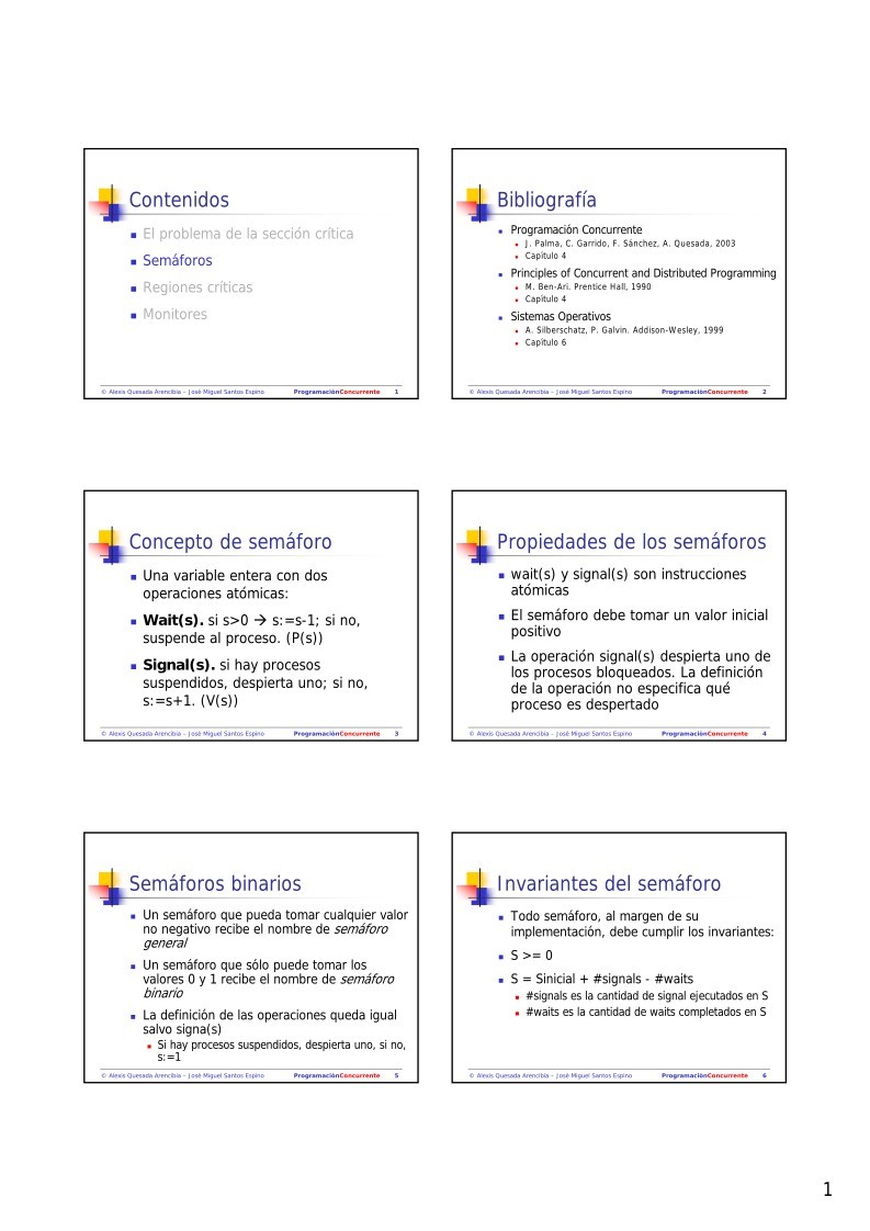 Imágen de pdf Tema 2. Semáforos