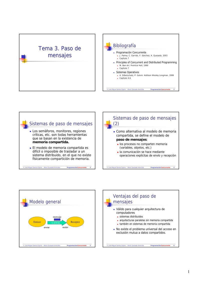 Imágen de pdf Tema3. Paso de Mensajes