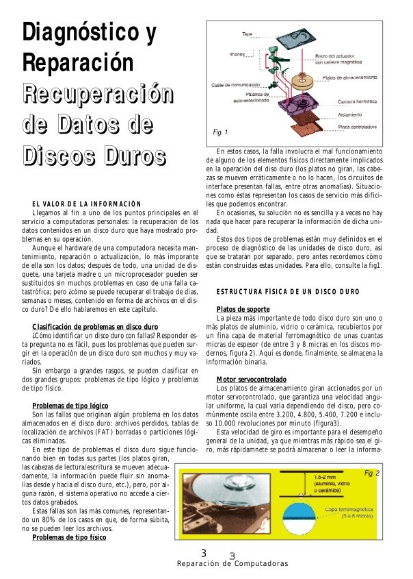 Imágen de pdf Diagnóstico y Reparación - Recuperación de Datos de Discos Duros